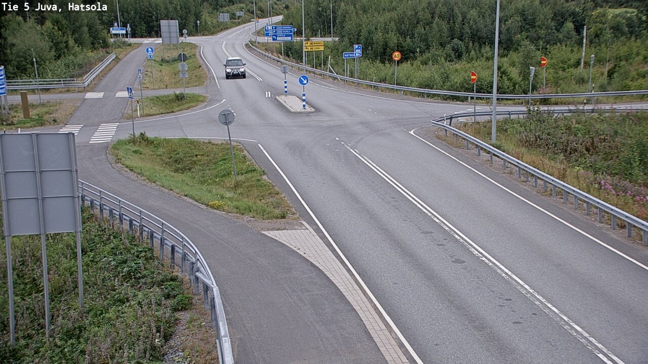 Weather Camera Image Väg 5 Juva, Hatsola, Juva, Etelä-Savo
