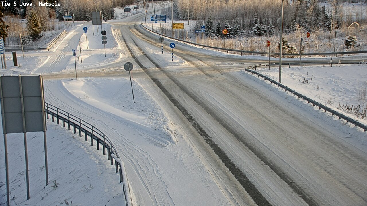 Weather Camera Image Road 5 Juva, Hatsola, Juva, Etelä-Savo