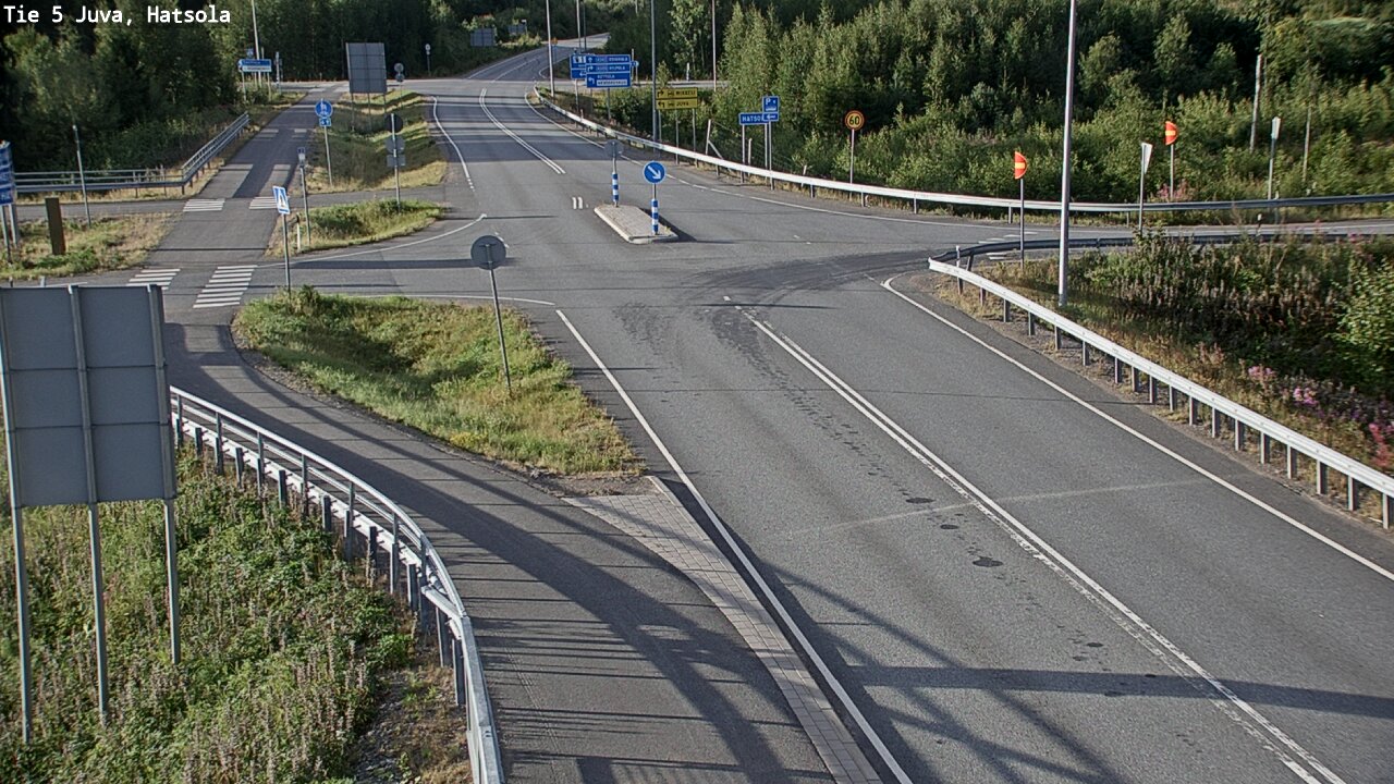 Weather Camera Image Väg 5 Juva, Hatsola, Juva, Etelä-Savo