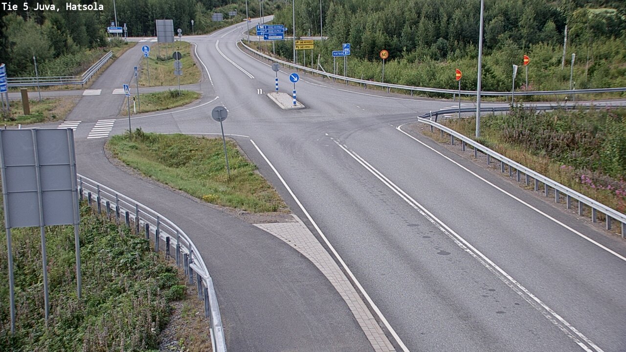 Weather Camera Image Väg 5 Juva, Hatsola, Juva, Etelä-Savo