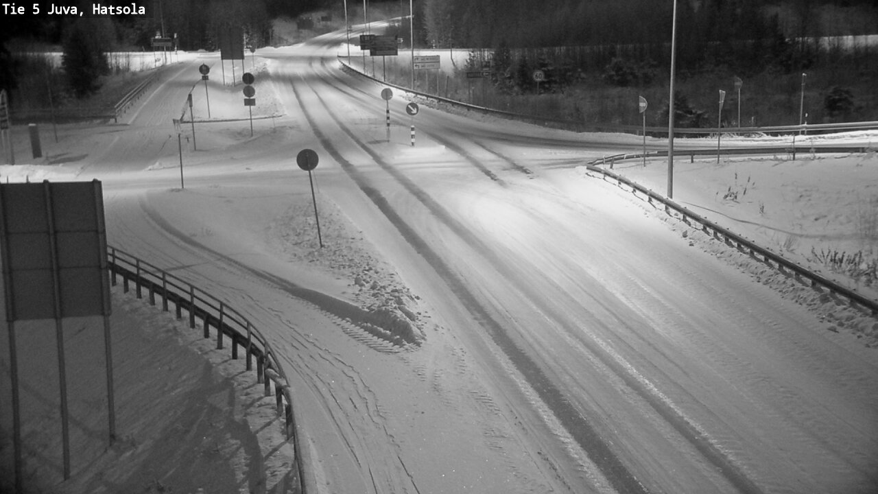 Weather Camera Image Road 5 Juva, Hatsola, Juva, Etelä-Savo
