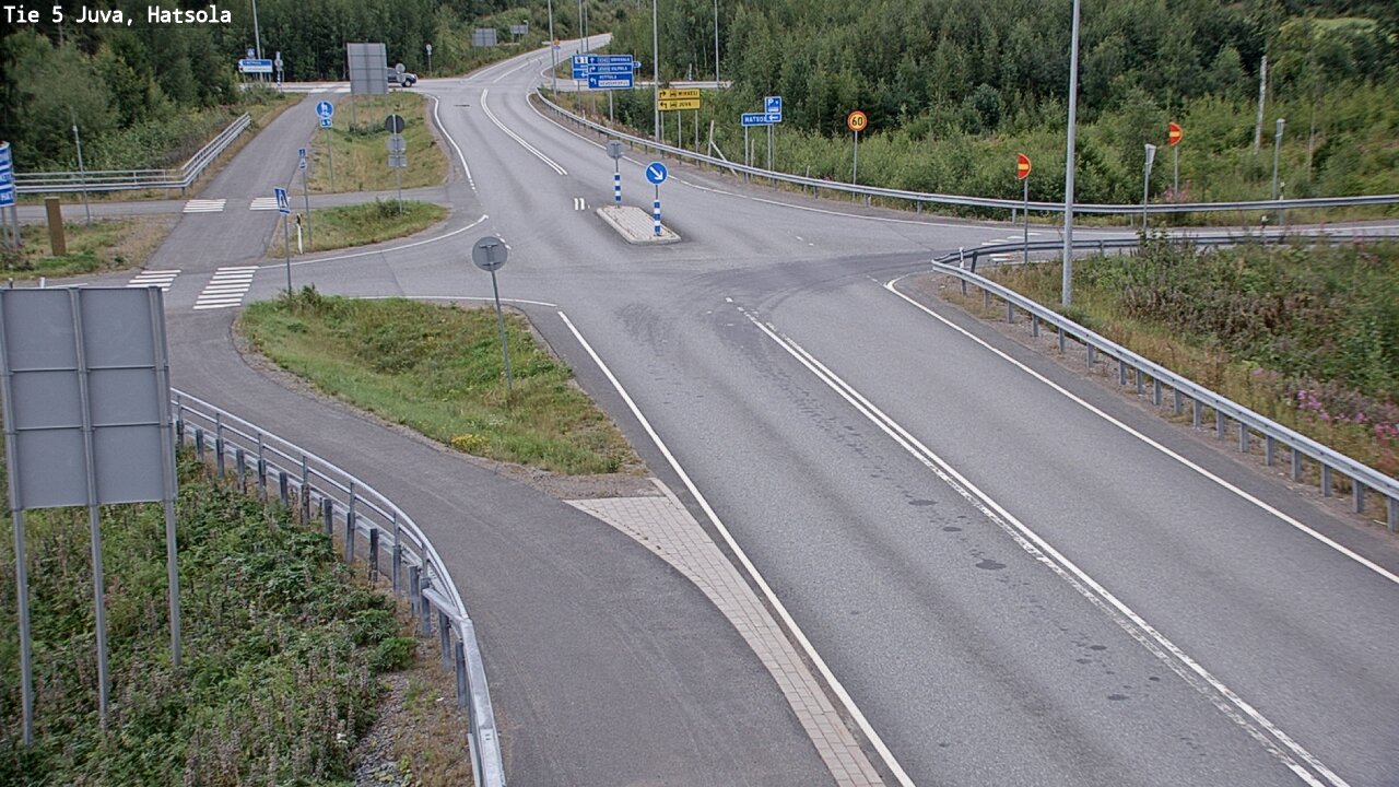 Weather Camera Image Väg 5 Juva, Hatsola, Juva, Etelä-Savo