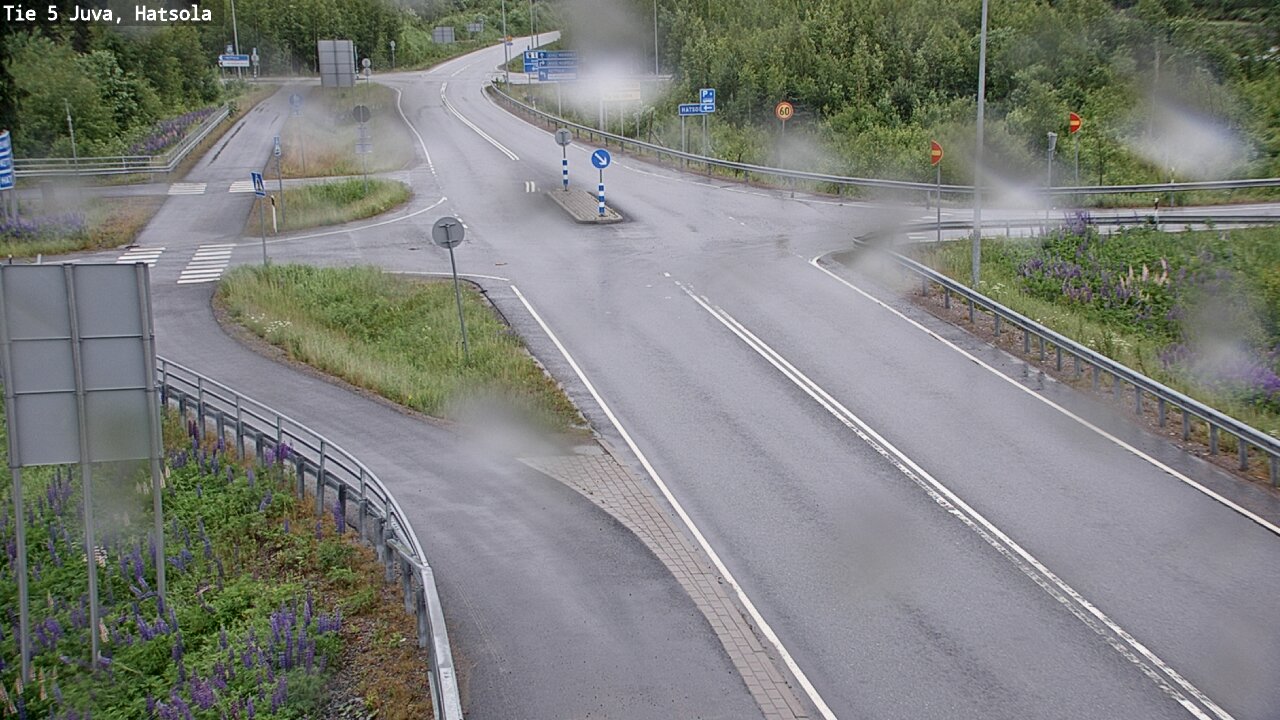 Weather Camera Image Väg 5 Juva, Hatsola, Juva, Etelä-Savo