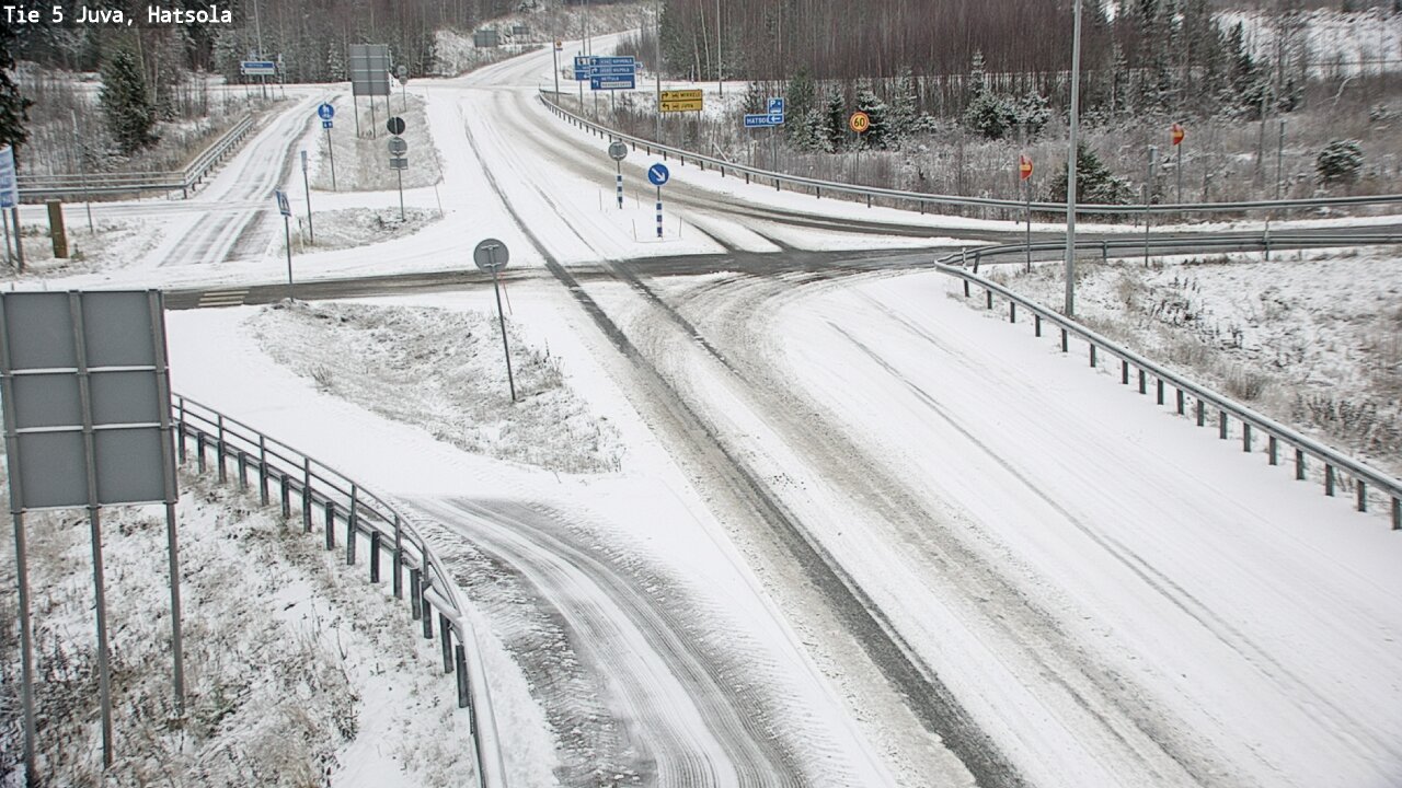 Weather Camera Image Väg 5 Juva, Hatsola, Juva, Etelä-Savo