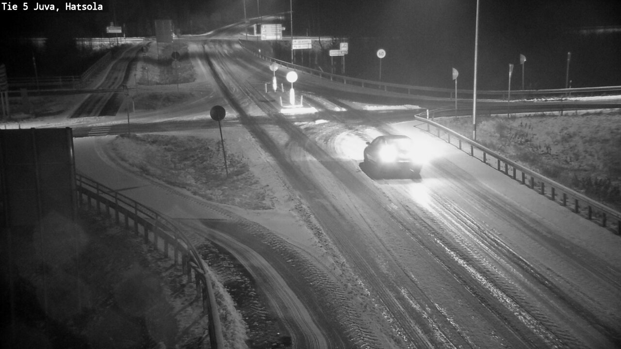 Weather Camera Image Väg 5 Juva, Hatsola, Juva, Etelä-Savo