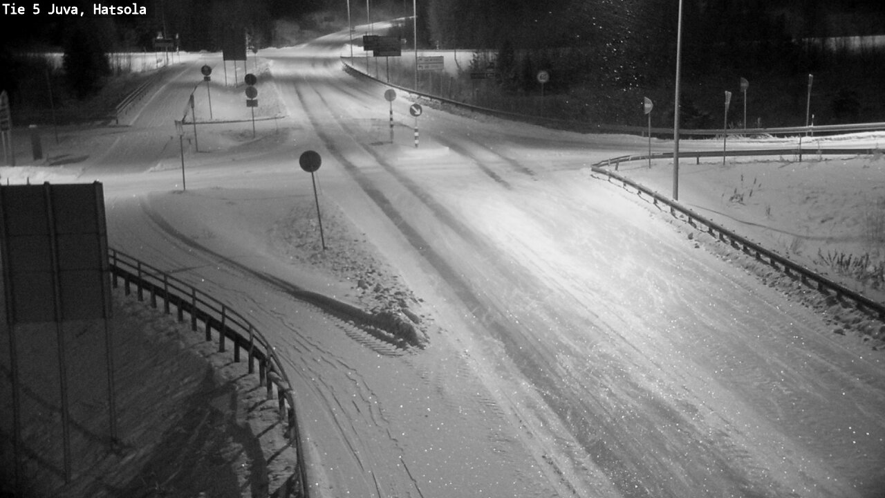 Weather Camera Image Road 5 Juva, Hatsola, Juva, Etelä-Savo