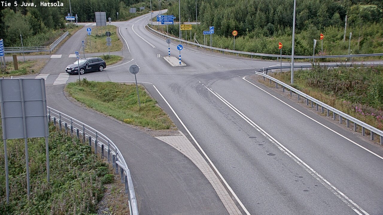 Weather Camera Image Väg 5 Juva, Hatsola, Juva, Etelä-Savo