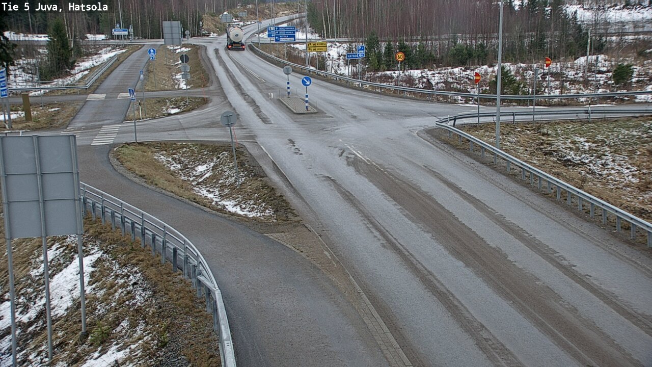Weather Camera Image Road 5 Juva, Hatsola, Juva, Etelä-Savo