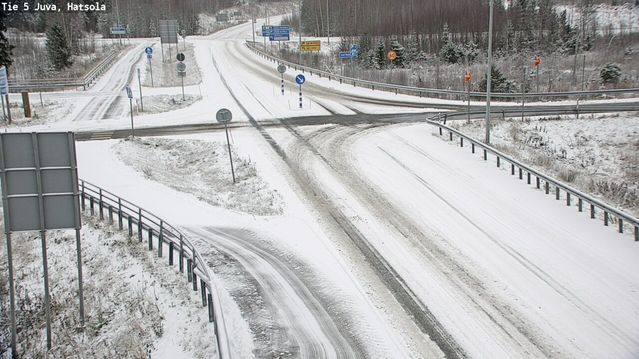 Weather Camera Image Väg 5 Juva, Hatsola, Juva, Etelä-Savo