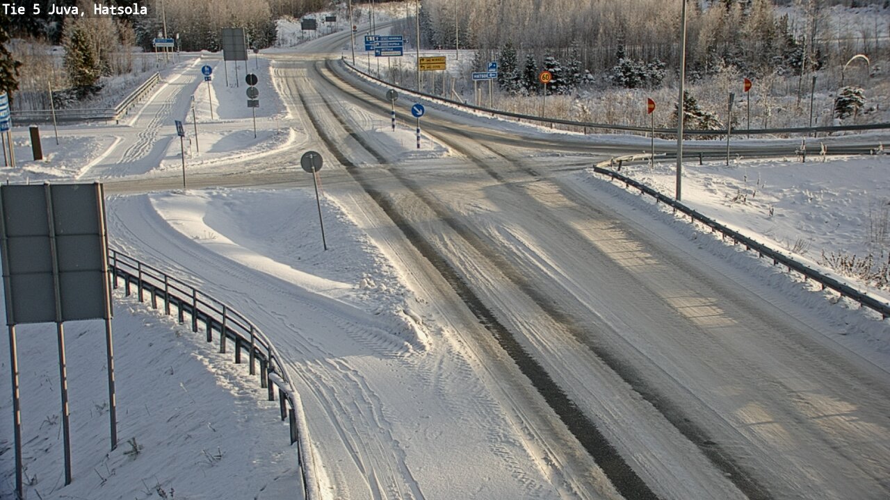 Weather Camera Image Road 5 Juva, Hatsola, Juva, Etelä-Savo