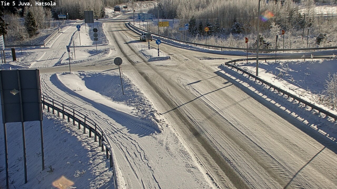 Weather Camera Image Road 5 Juva, Hatsola, Juva, Etelä-Savo