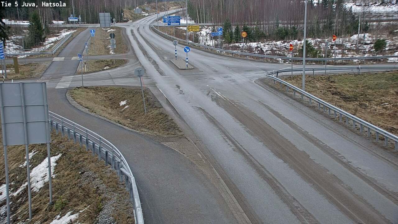 Weather Camera Image Väg 5 Juva, Hatsola, Juva, Etelä-Savo