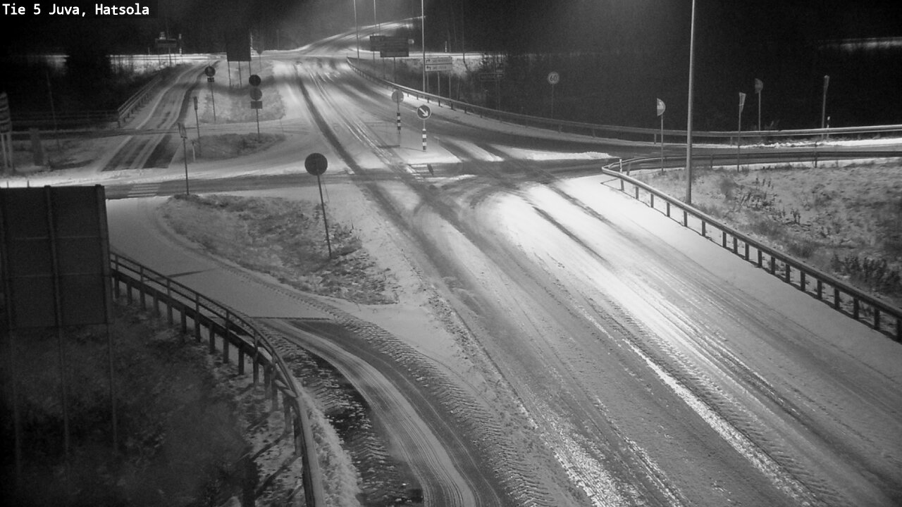 Weather Camera Image Väg 5 Juva, Hatsola, Juva, Etelä-Savo