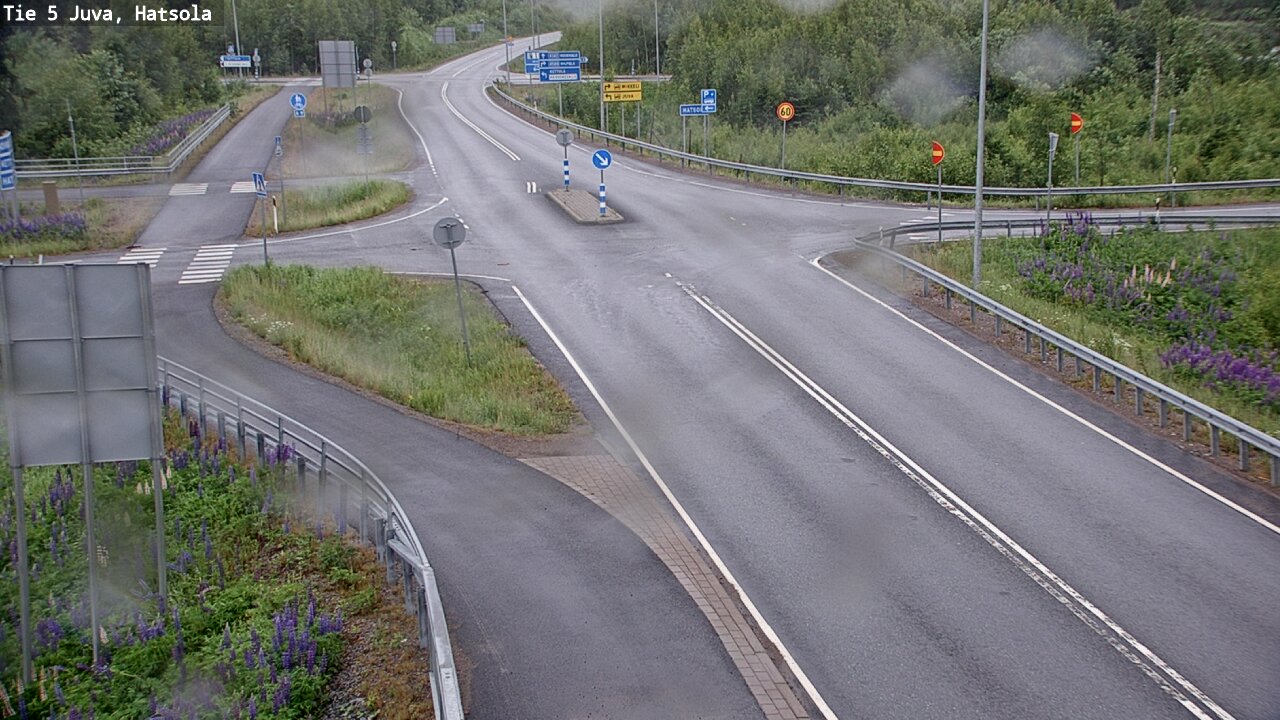 Weather Camera Image Väg 5 Juva, Hatsola, Juva, Etelä-Savo