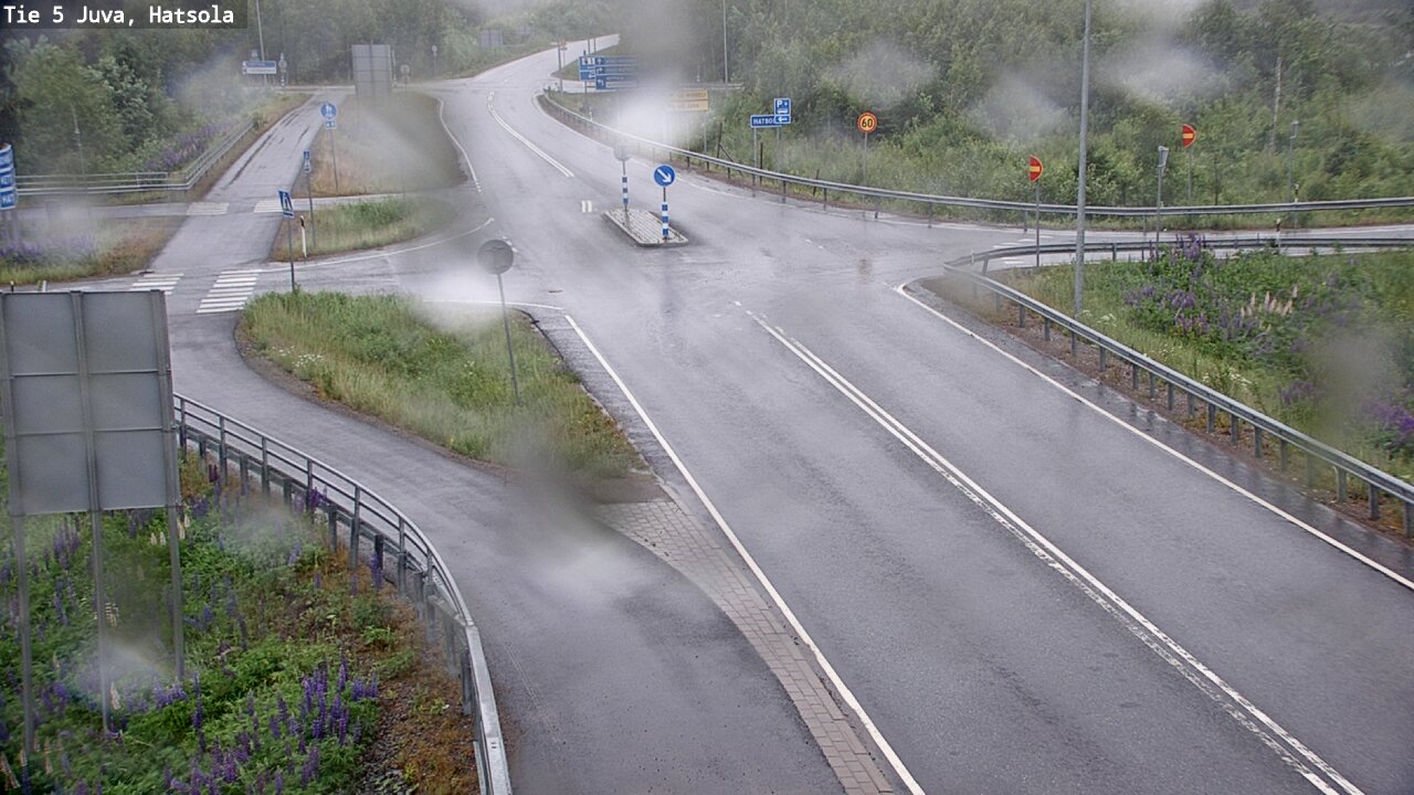 Weather Camera Image Väg 5 Juva, Hatsola, Juva, Etelä-Savo