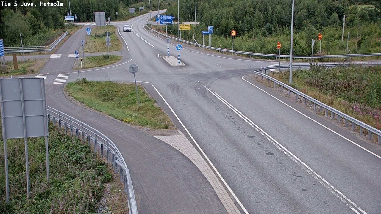 Weather Camera Image Väg 5 Juva, Hatsola, Juva, Etelä-Savo