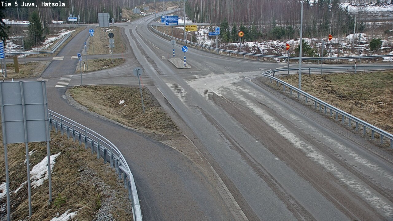 Weather Camera Image Road 5 Juva, Hatsola, Juva, Etelä-Savo