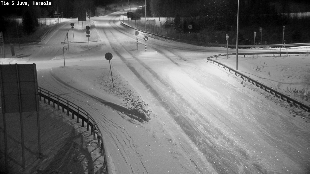 Weather Camera Image Road 5 Juva, Hatsola, Juva, Etelä-Savo