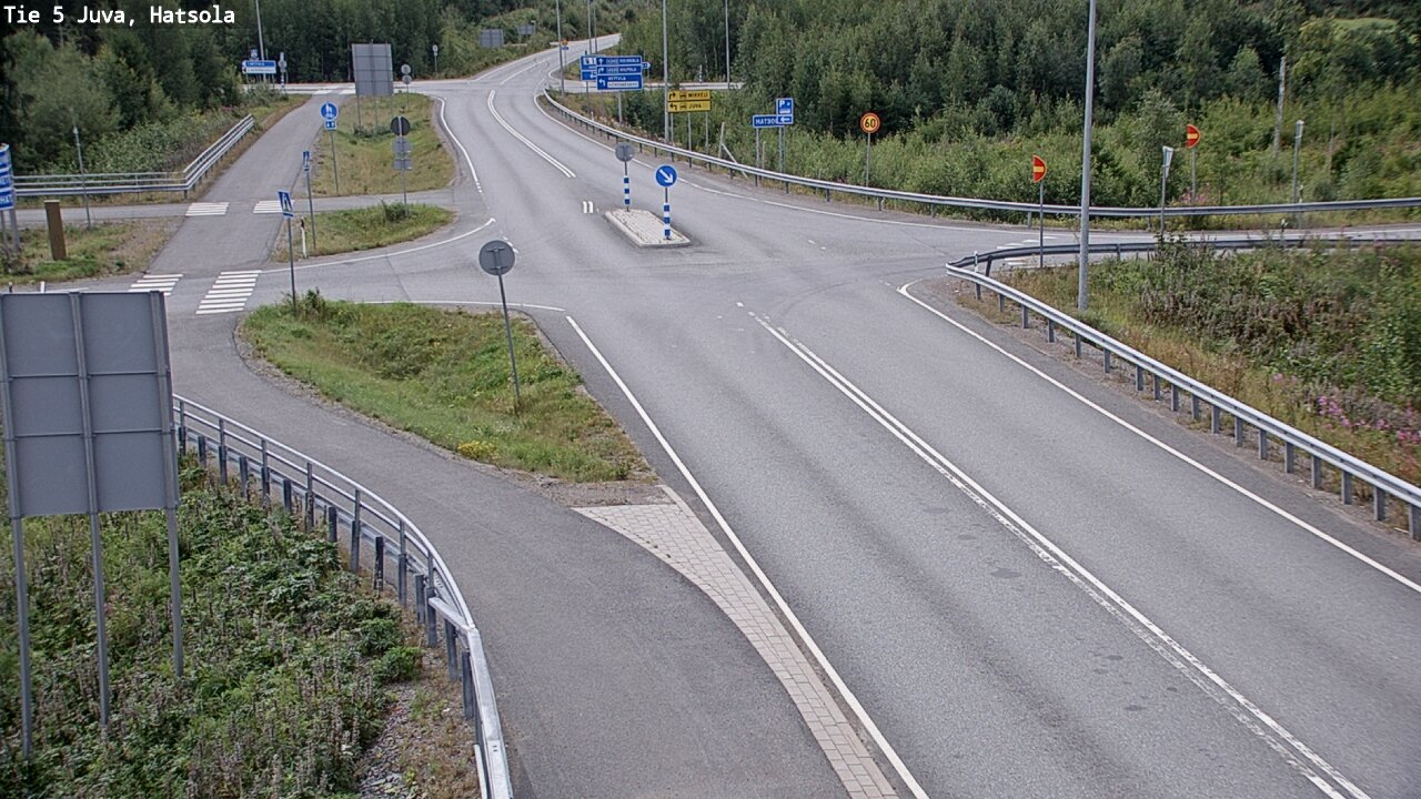 Weather Camera Image Väg 5 Juva, Hatsola, Juva, Etelä-Savo