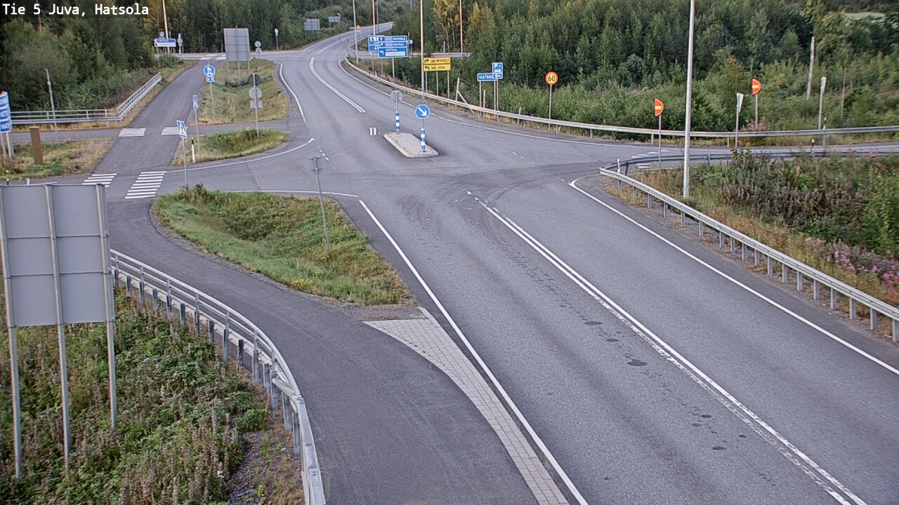 Weather Camera Image Väg 5 Juva, Hatsola, Juva, Etelä-Savo