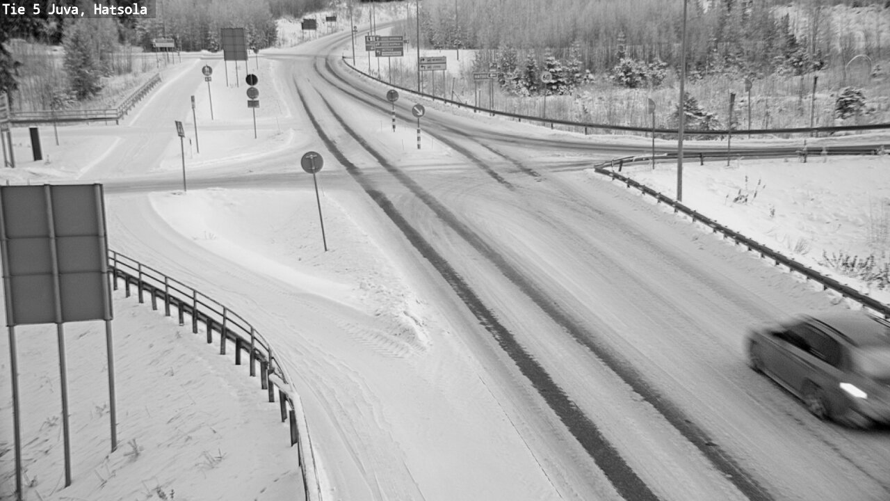 Weather Camera Image Road 5 Juva, Hatsola, Juva, Etelä-Savo
