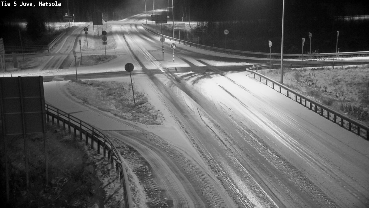 Weather Camera Image Väg 5 Juva, Hatsola, Juva, Etelä-Savo