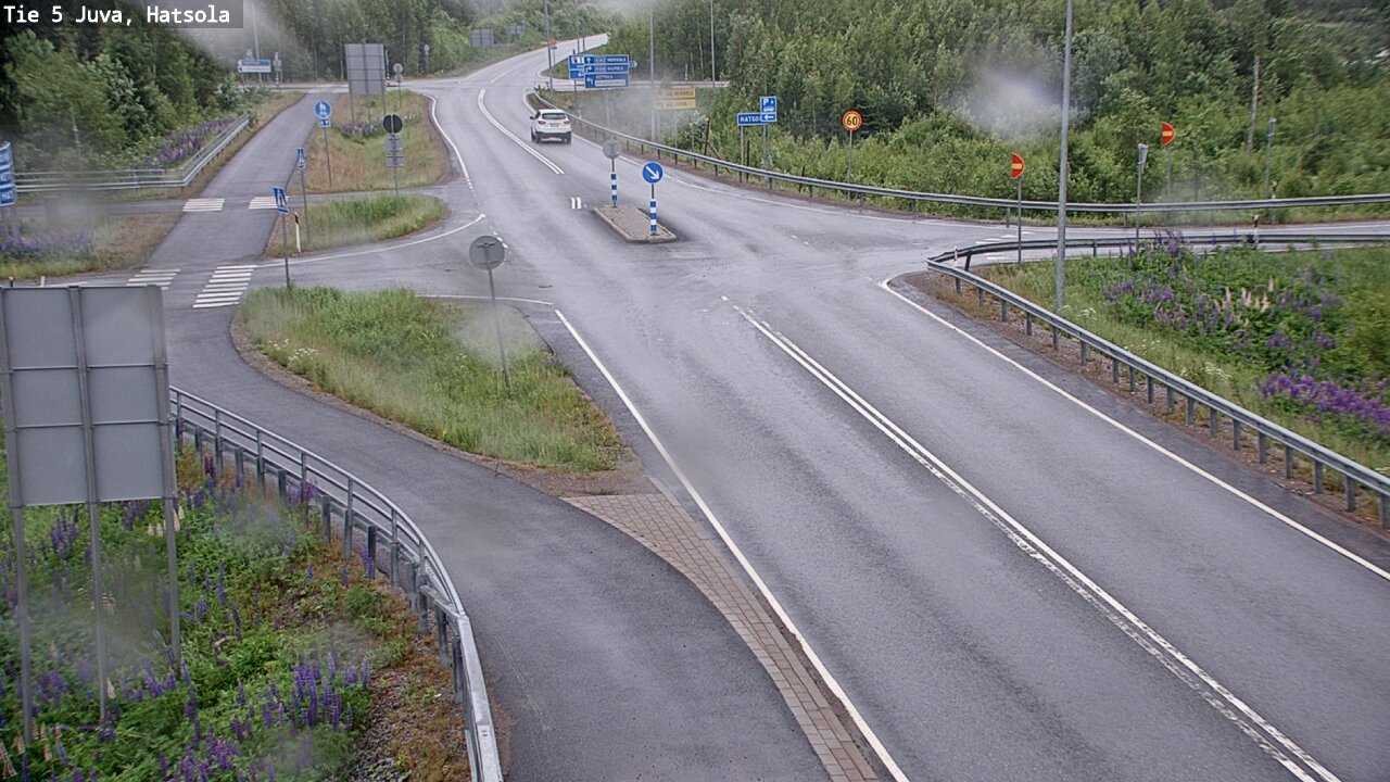 Weather Camera Image Väg 5 Juva, Hatsola, Juva, Etelä-Savo