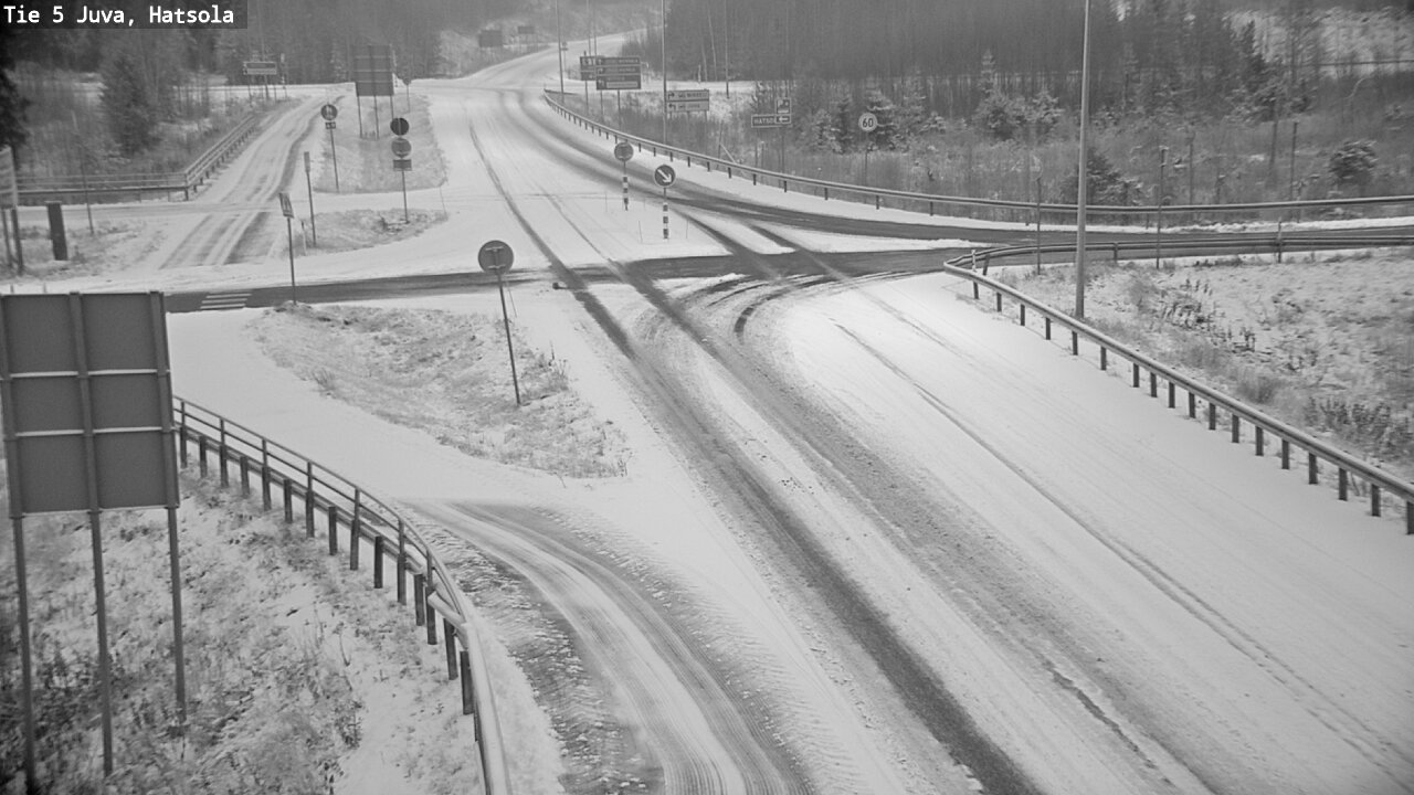 Weather Camera Image Väg 5 Juva, Hatsola, Juva, Etelä-Savo