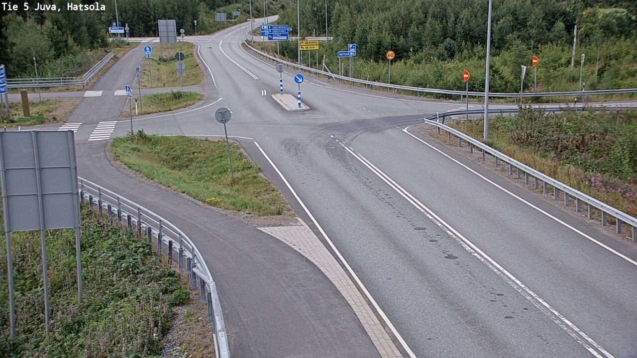 Weather Camera Image Väg 5 Juva, Hatsola, Juva, Etelä-Savo