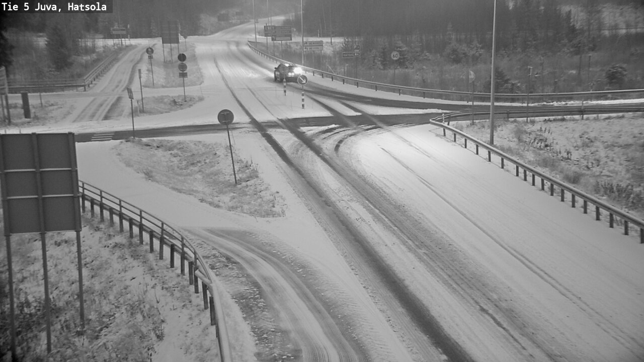 Weather Camera Image Väg 5 Juva, Hatsola, Juva, Etelä-Savo