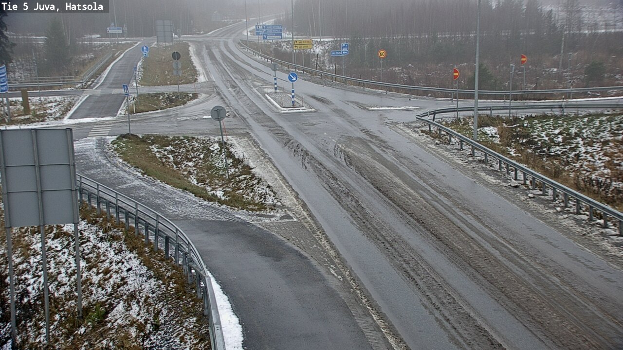 Weather Camera Image Road 5 Juva, Hatsola, Juva, Etelä-Savo