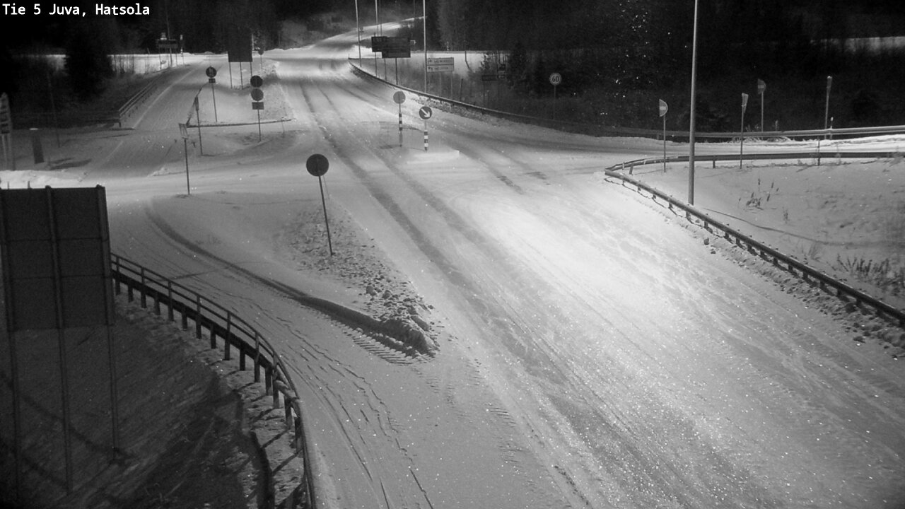 Weather Camera Image Road 5 Juva, Hatsola, Juva, Etelä-Savo