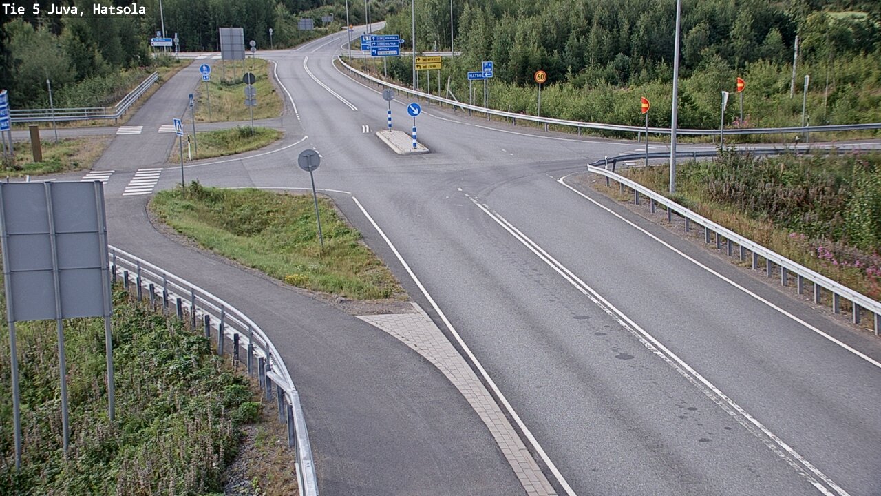 Weather Camera Image Väg 5 Juva, Hatsola, Juva, Etelä-Savo