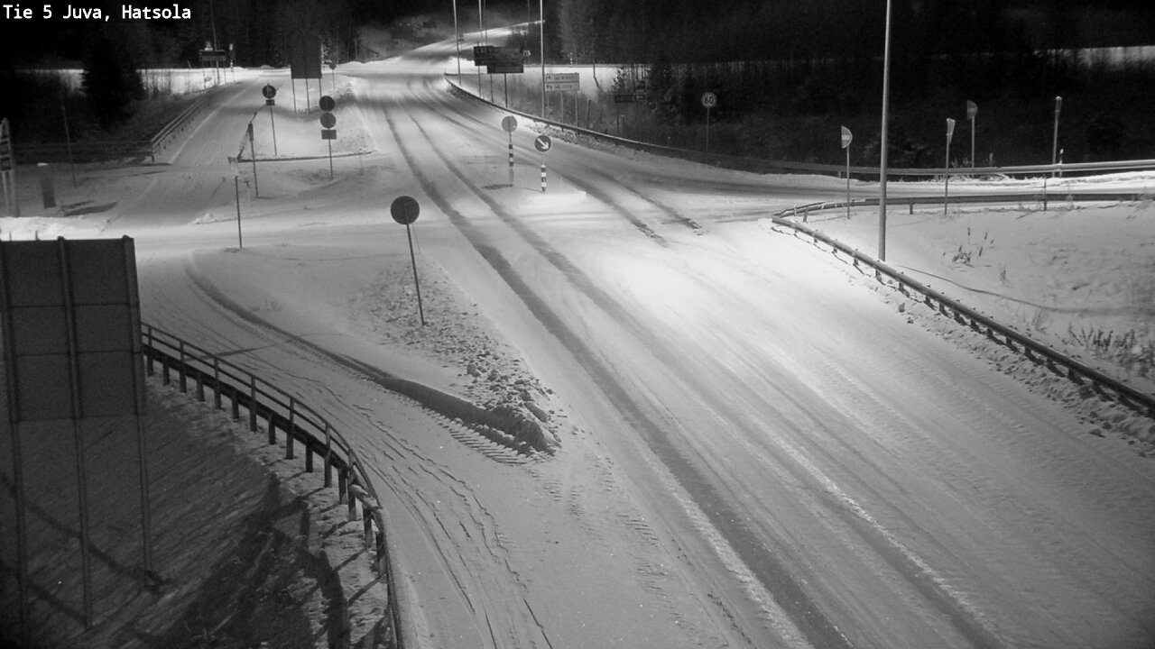 Weather Camera Image Road 5 Juva, Hatsola, Juva, Etelä-Savo
