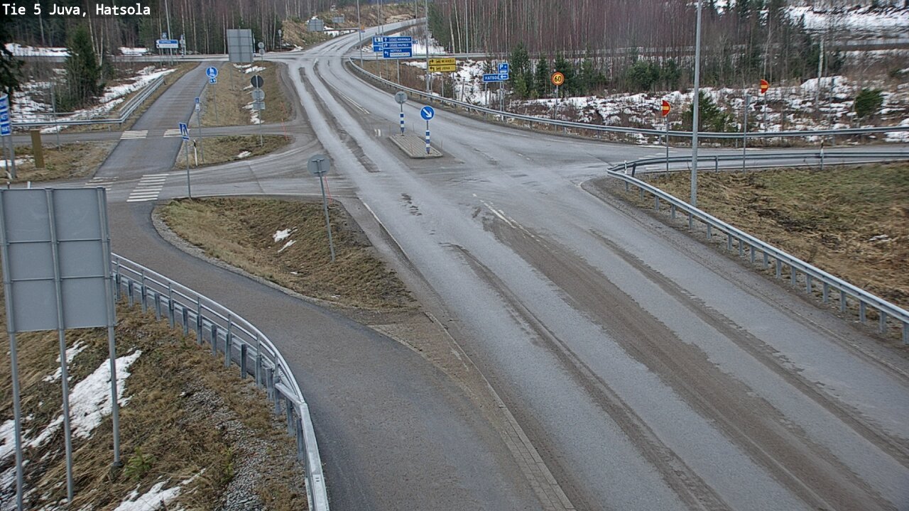 Weather Camera Image Väg 5 Juva, Hatsola, Juva, Etelä-Savo