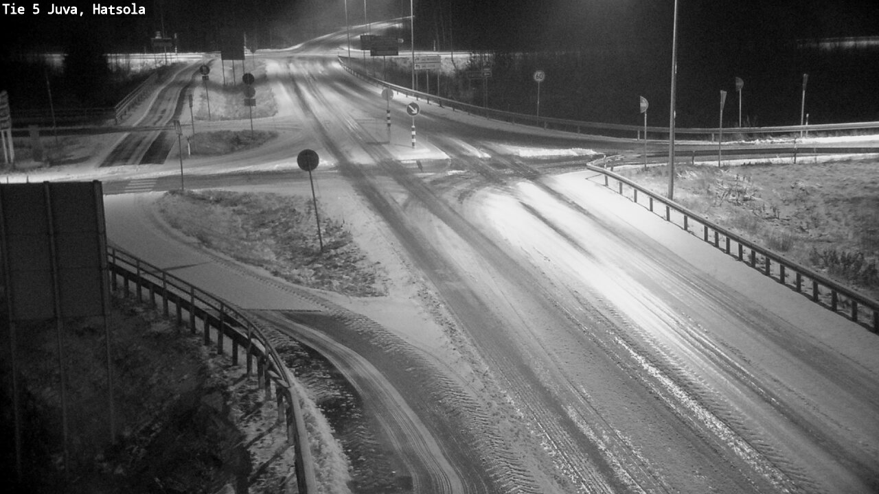 Weather Camera Image Väg 5 Juva, Hatsola, Juva, Etelä-Savo