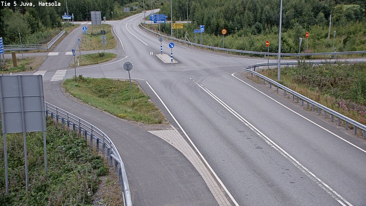 Weather Camera Image Väg 5 Juva, Hatsola, Juva, Etelä-Savo