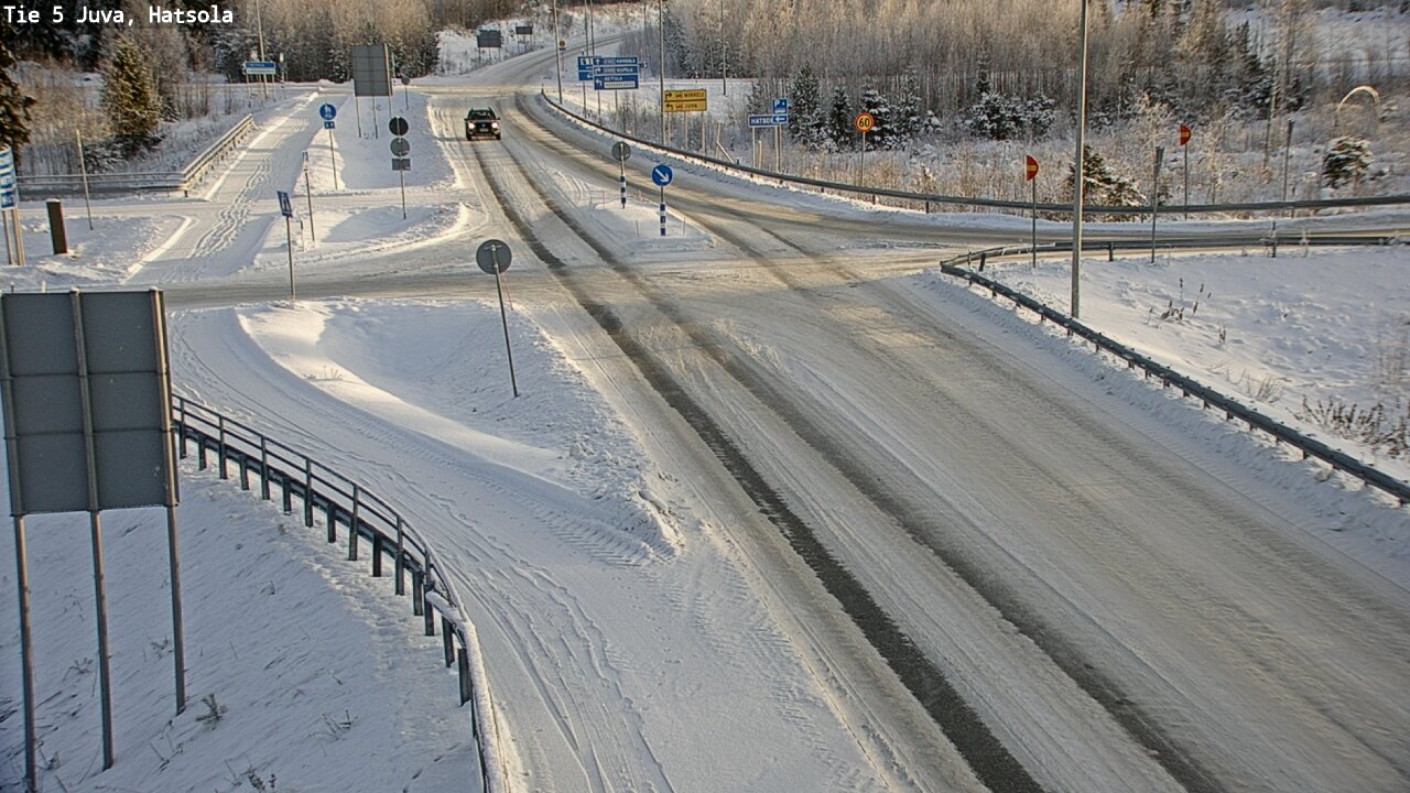 Weather Camera Image Road 5 Juva, Hatsola, Juva, Etelä-Savo