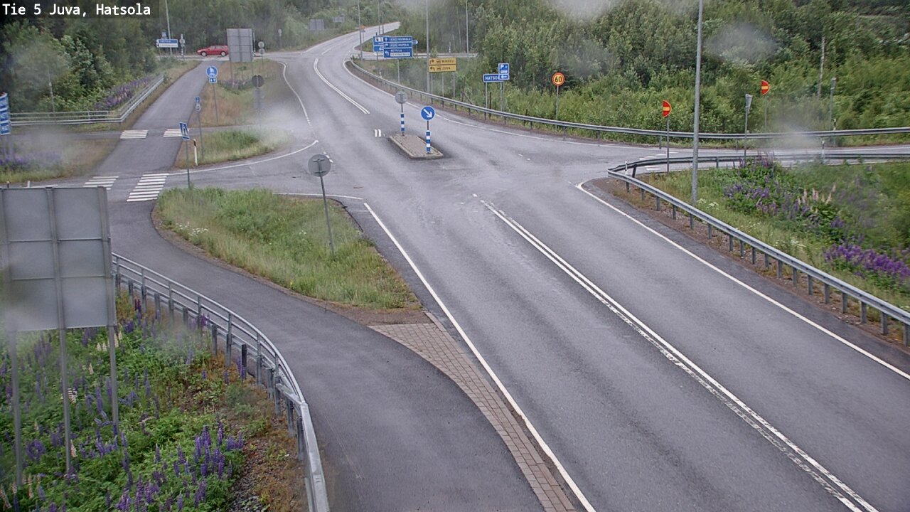 Weather Camera Image Väg 5 Juva, Hatsola, Juva, Etelä-Savo