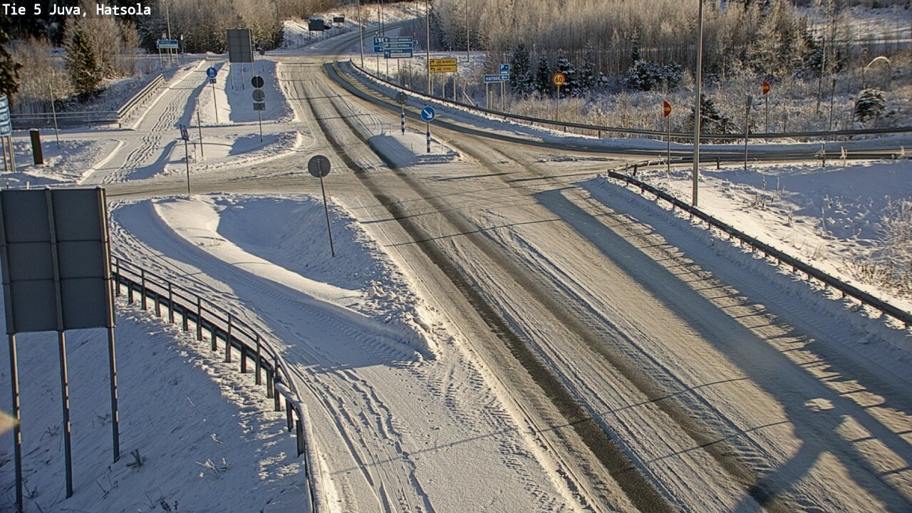 Weather Camera Image Road 5 Juva, Hatsola, Juva, Etelä-Savo