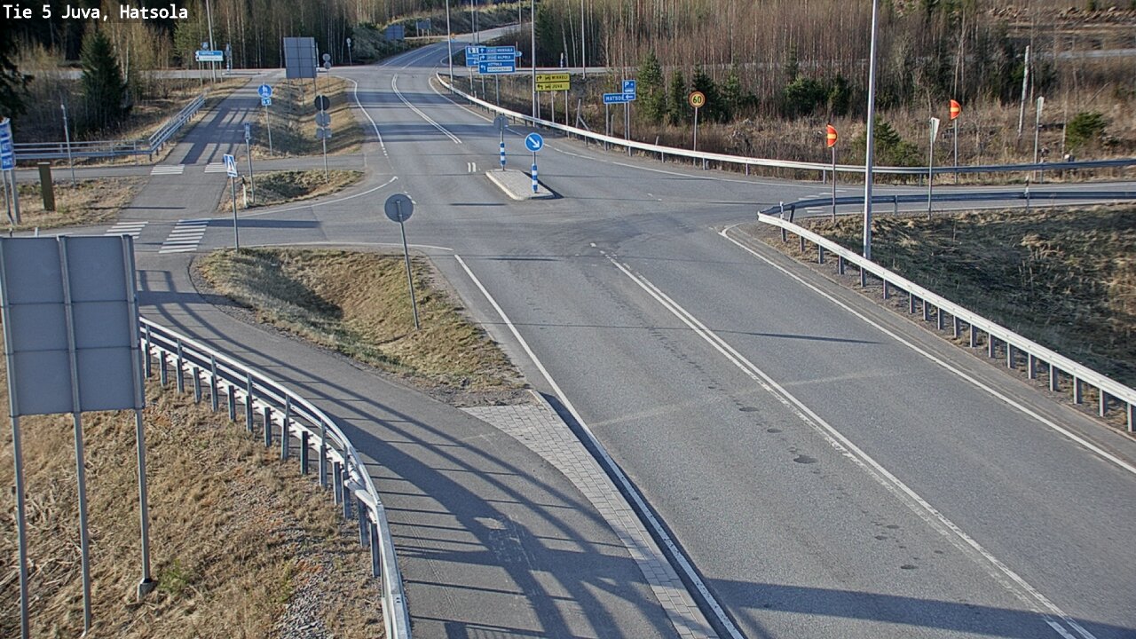 Weather Camera Image Road 5 Juva, Hatsola, Juva, Etelä-Savo