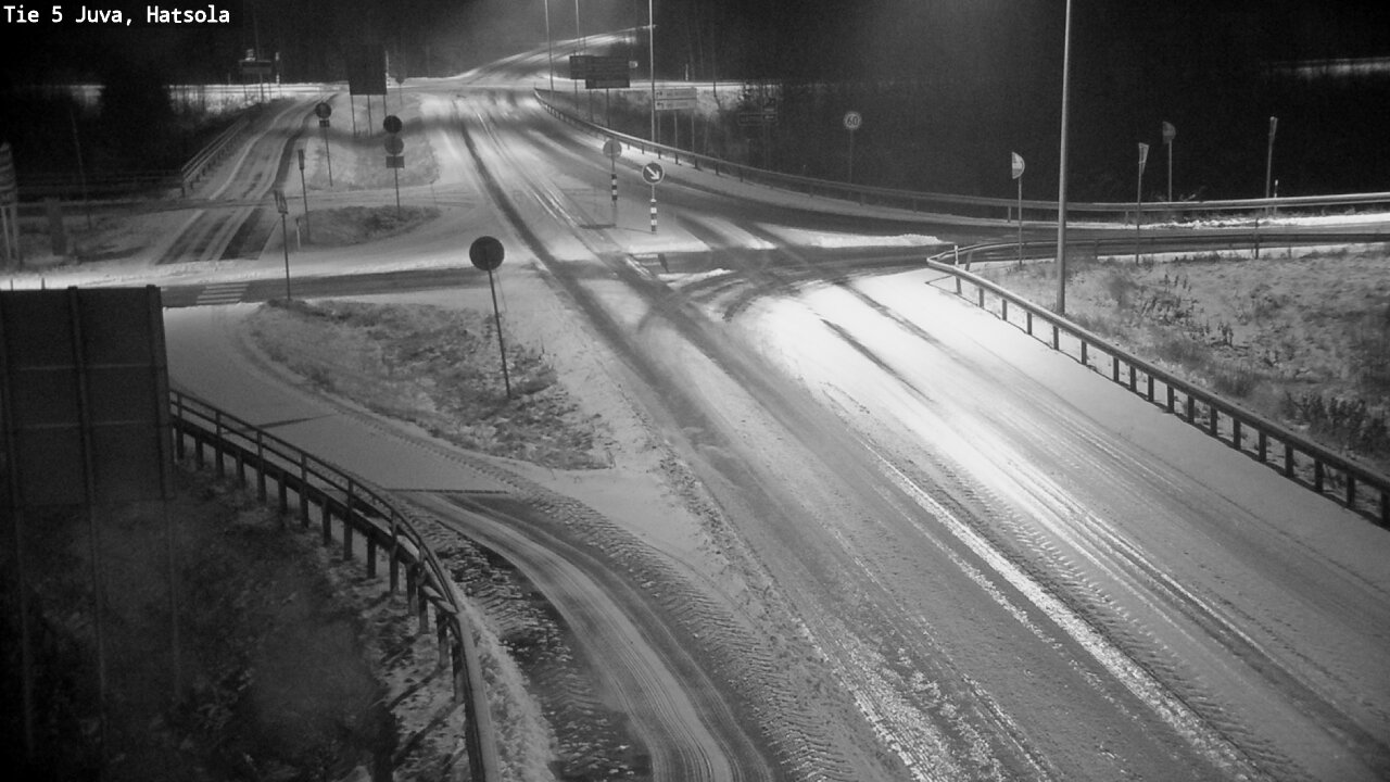 Weather Camera Image Väg 5 Juva, Hatsola, Juva, Etelä-Savo