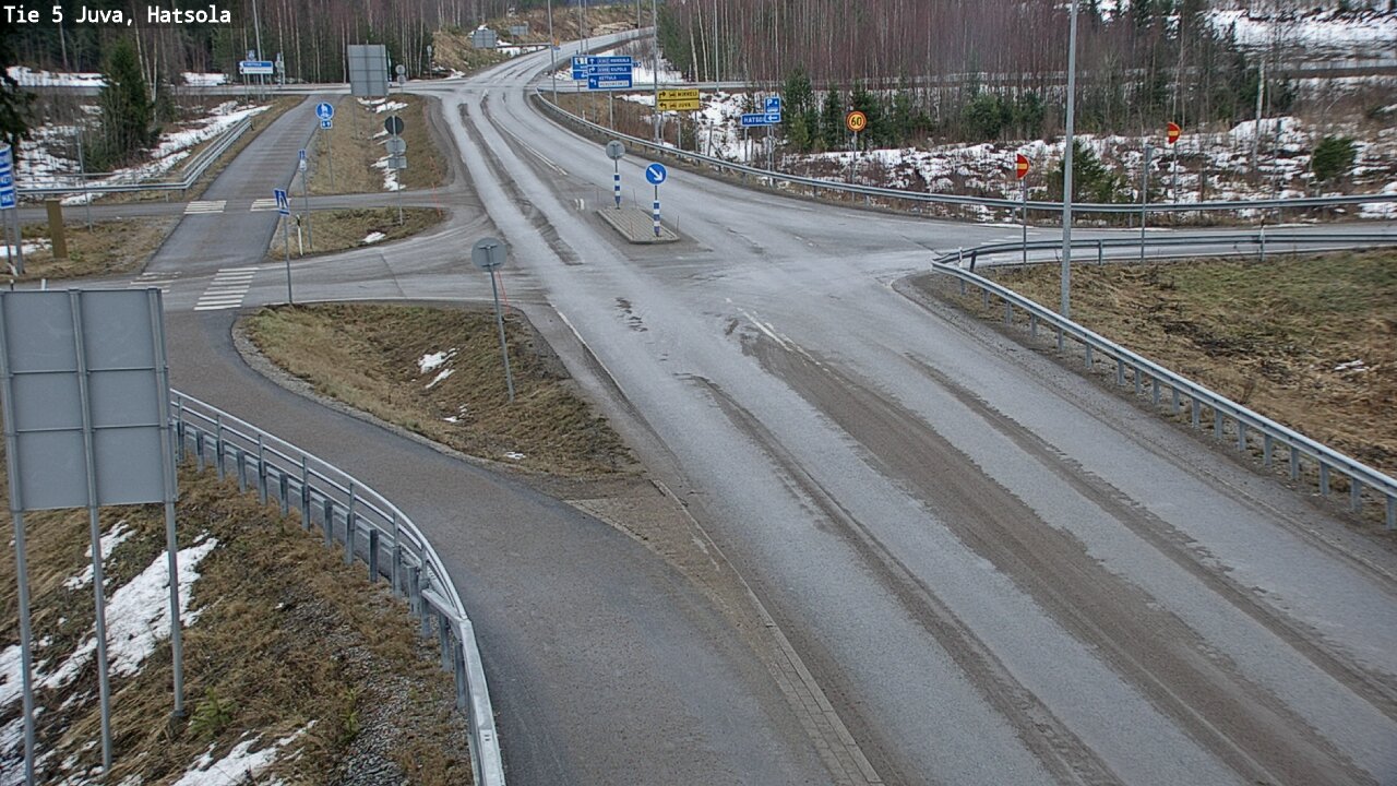 Weather Camera Image Väg 5 Juva, Hatsola, Juva, Etelä-Savo
