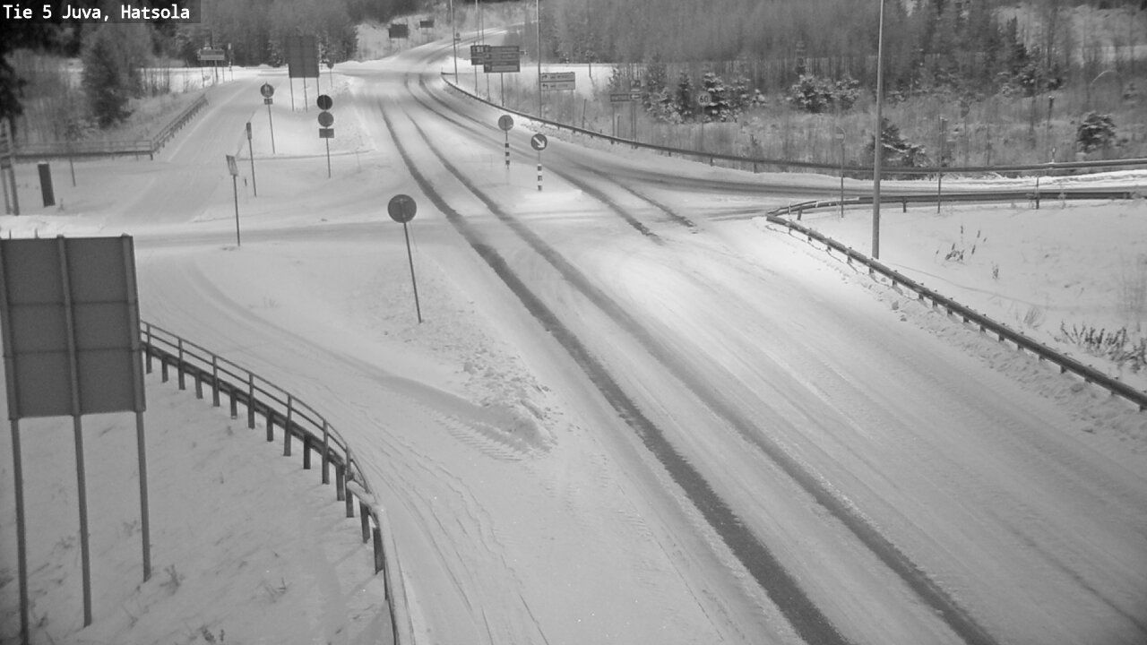 Weather Camera Image Road 5 Juva, Hatsola, Juva, Etelä-Savo