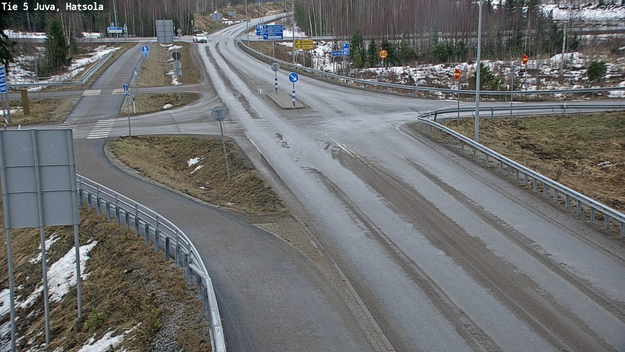 Weather Camera Image Väg 5 Juva, Hatsola, Juva, Etelä-Savo