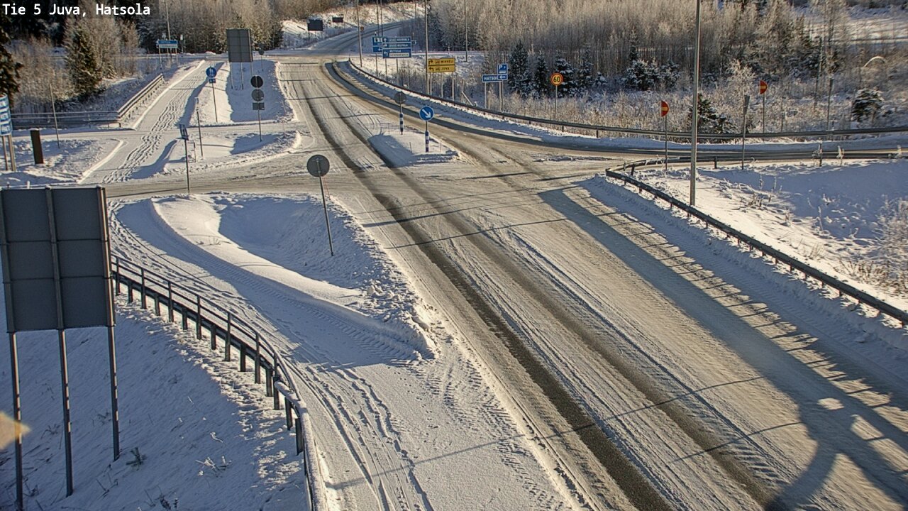 Weather Camera Image Road 5 Juva, Hatsola, Juva, Etelä-Savo