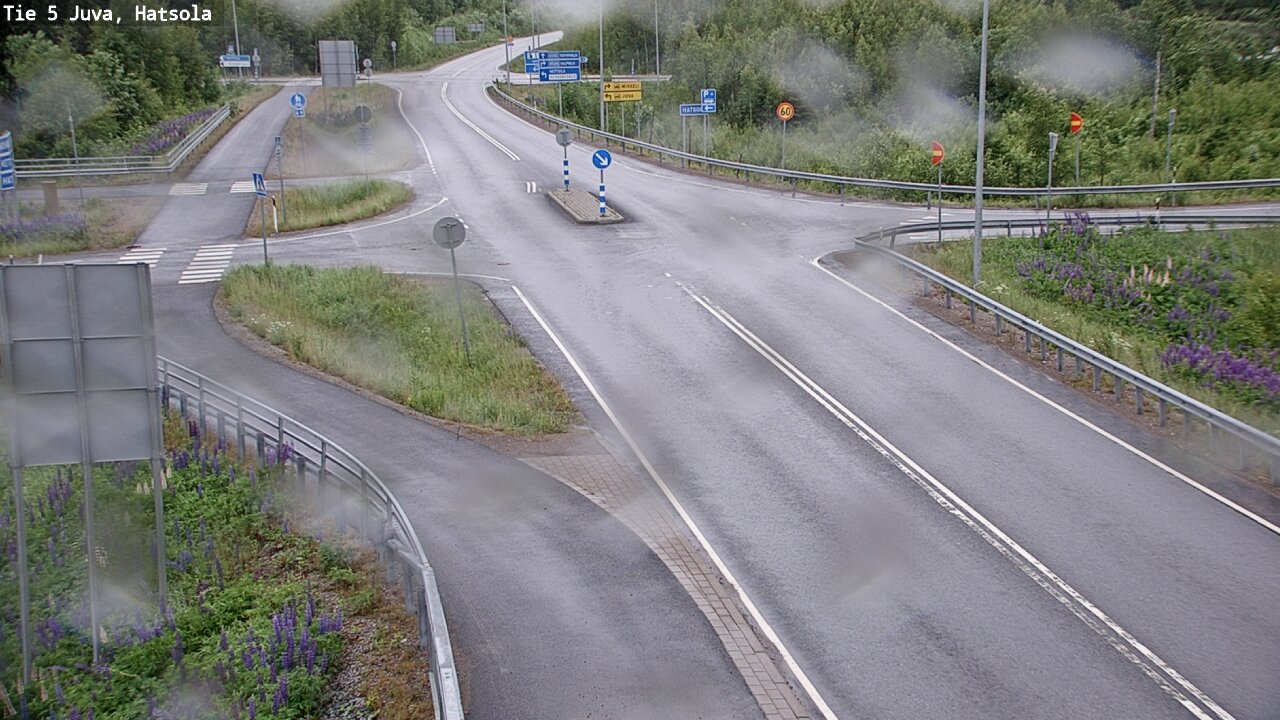 Weather Camera Image Väg 5 Juva, Hatsola, Juva, Etelä-Savo