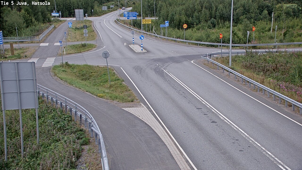 Weather Camera Image Väg 5 Juva, Hatsola, Juva, Etelä-Savo
