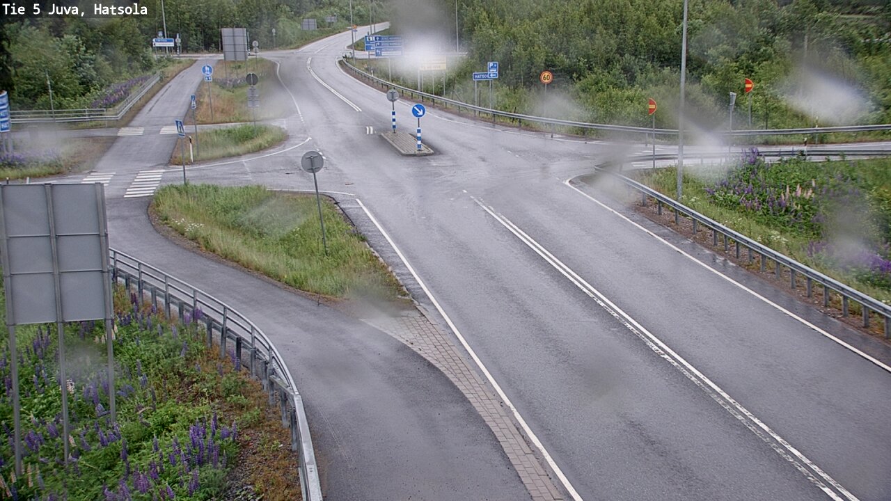 Weather Camera Image Väg 5 Juva, Hatsola, Juva, Etelä-Savo