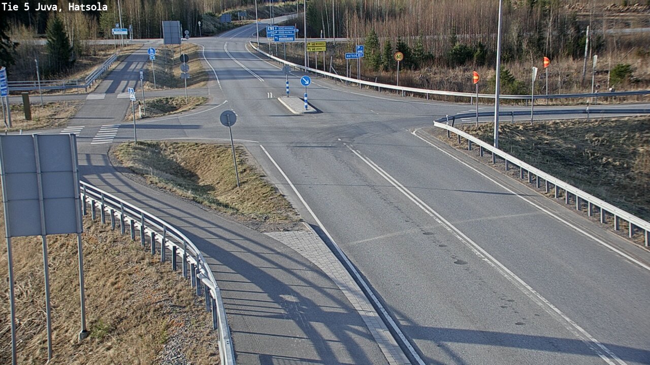 Weather Camera Image Road 5 Juva, Hatsola, Juva, Etelä-Savo